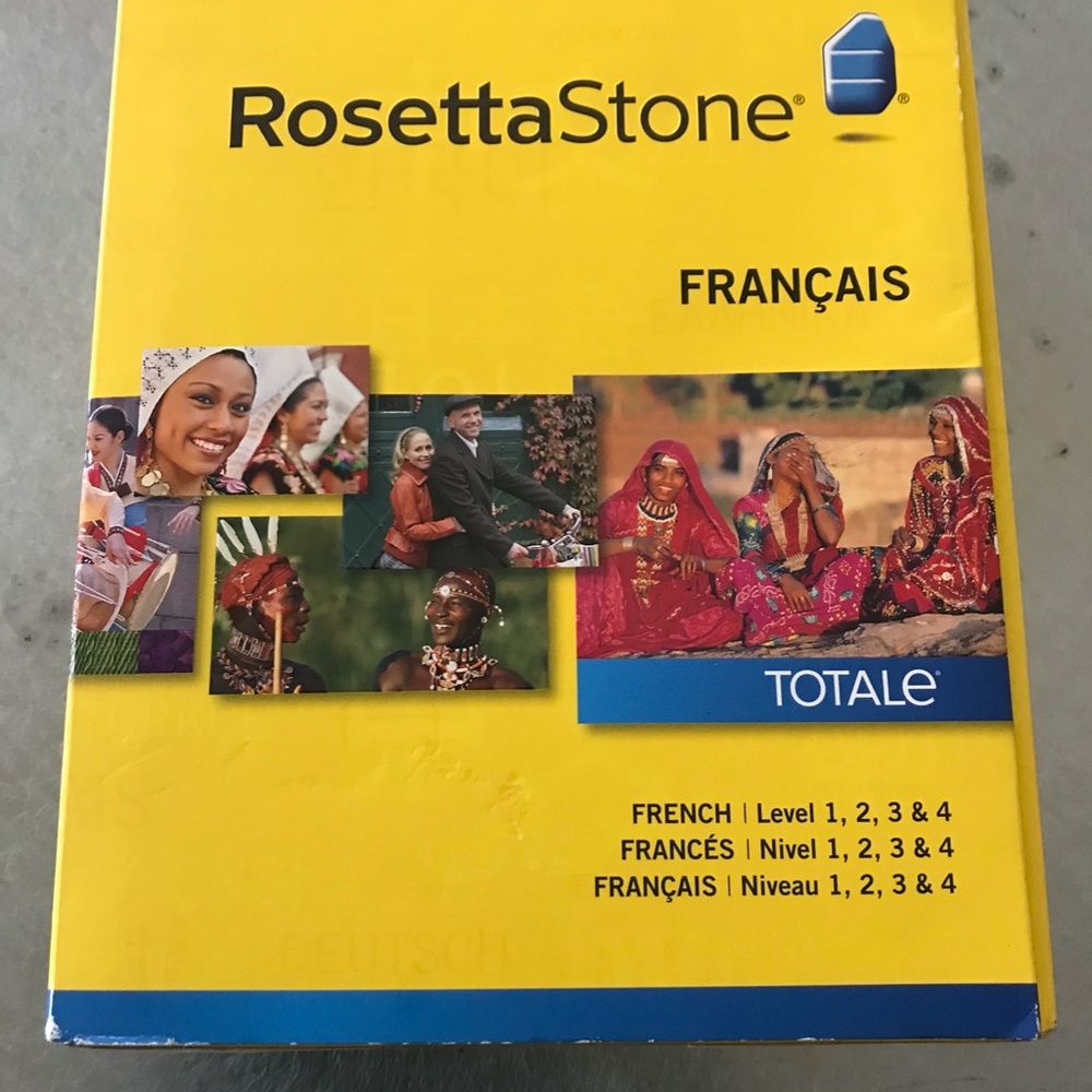 Rosetta Stone French Level 1-4 Win/Mac CD-ROM